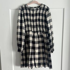Hanna Andersson Plaid Dress Girls 6-7